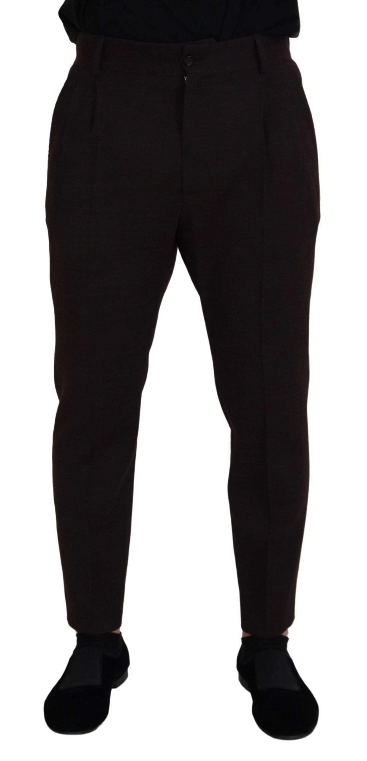Dolce & Gabbana Elegant Cotton Blend Men's Trousers