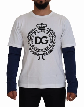 Dolce & Gabbana Elegant Crew-Neck Pullover Men's Sweater winter sweaters outlet
