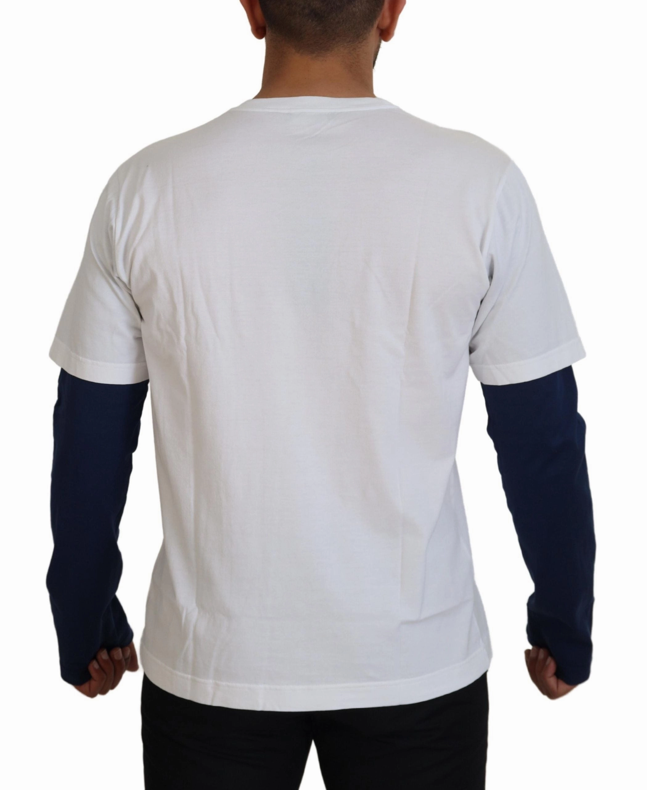 Dolce & Gabbana Elegant Crew-Neck Pullover Men's Sweater