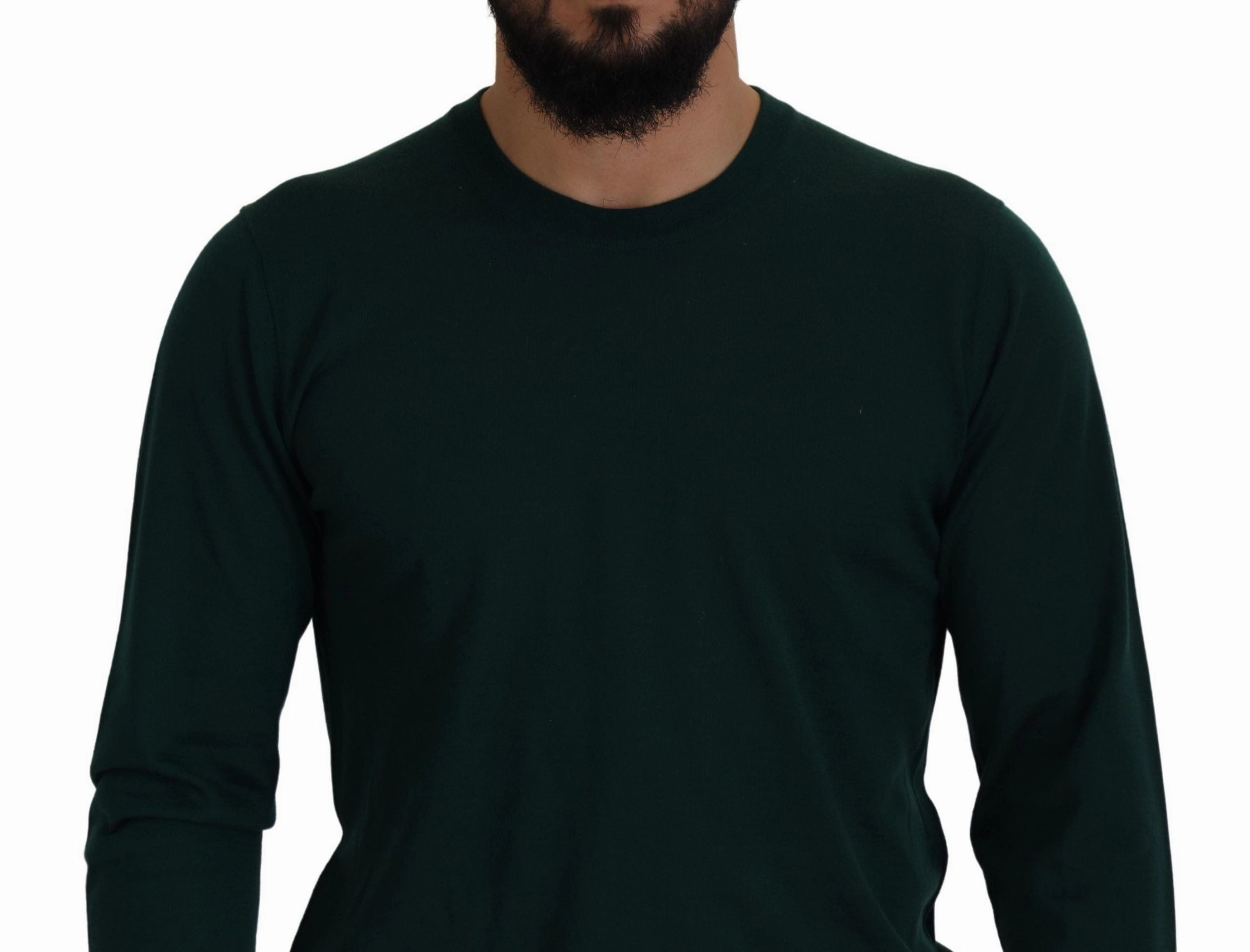 Dolce & Gabbana Elegant Crewneck Cashmere Men's Sweater
