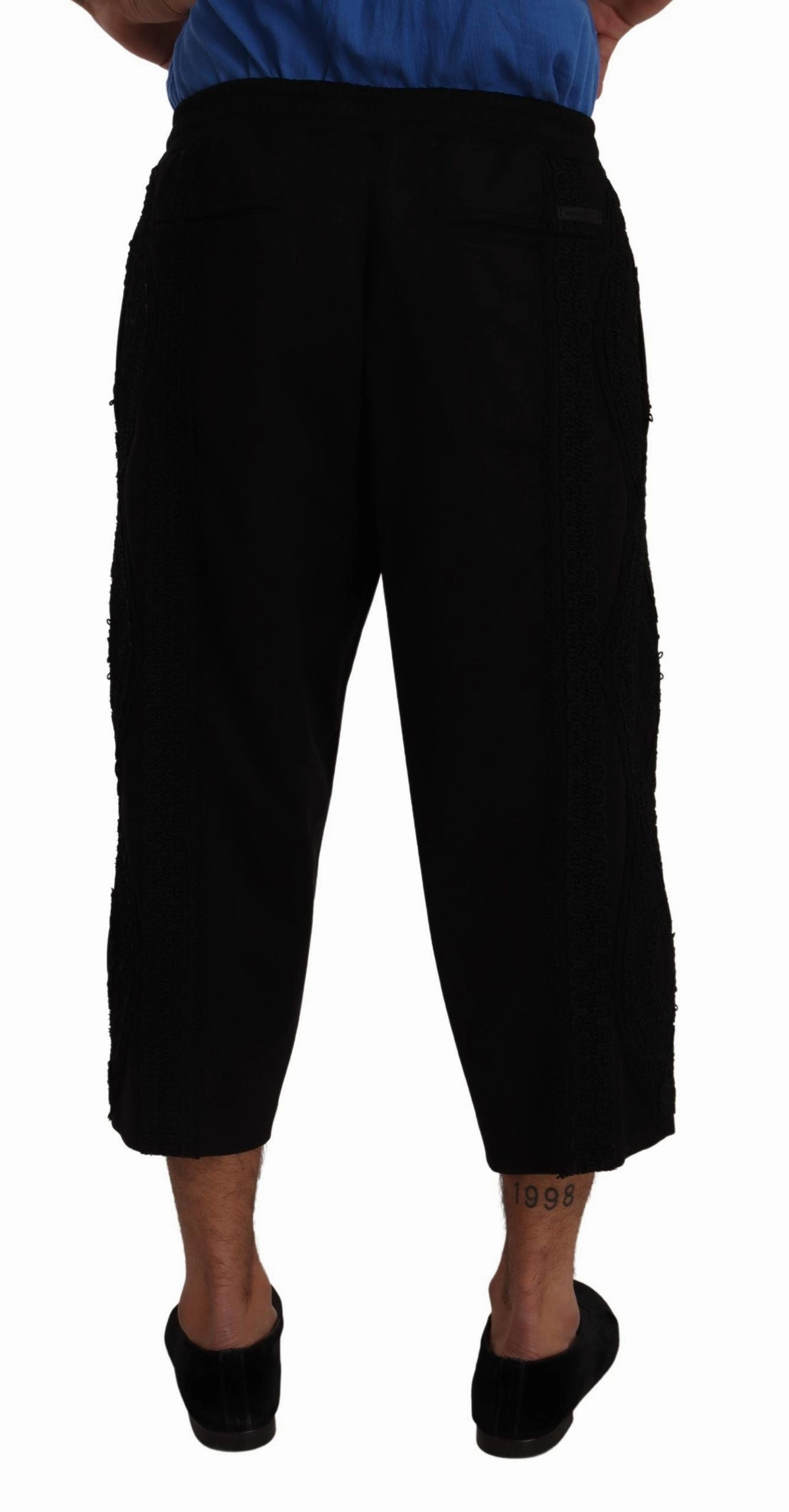 Dolce & Gabbana Elegant Cropped Torero Men's Pants