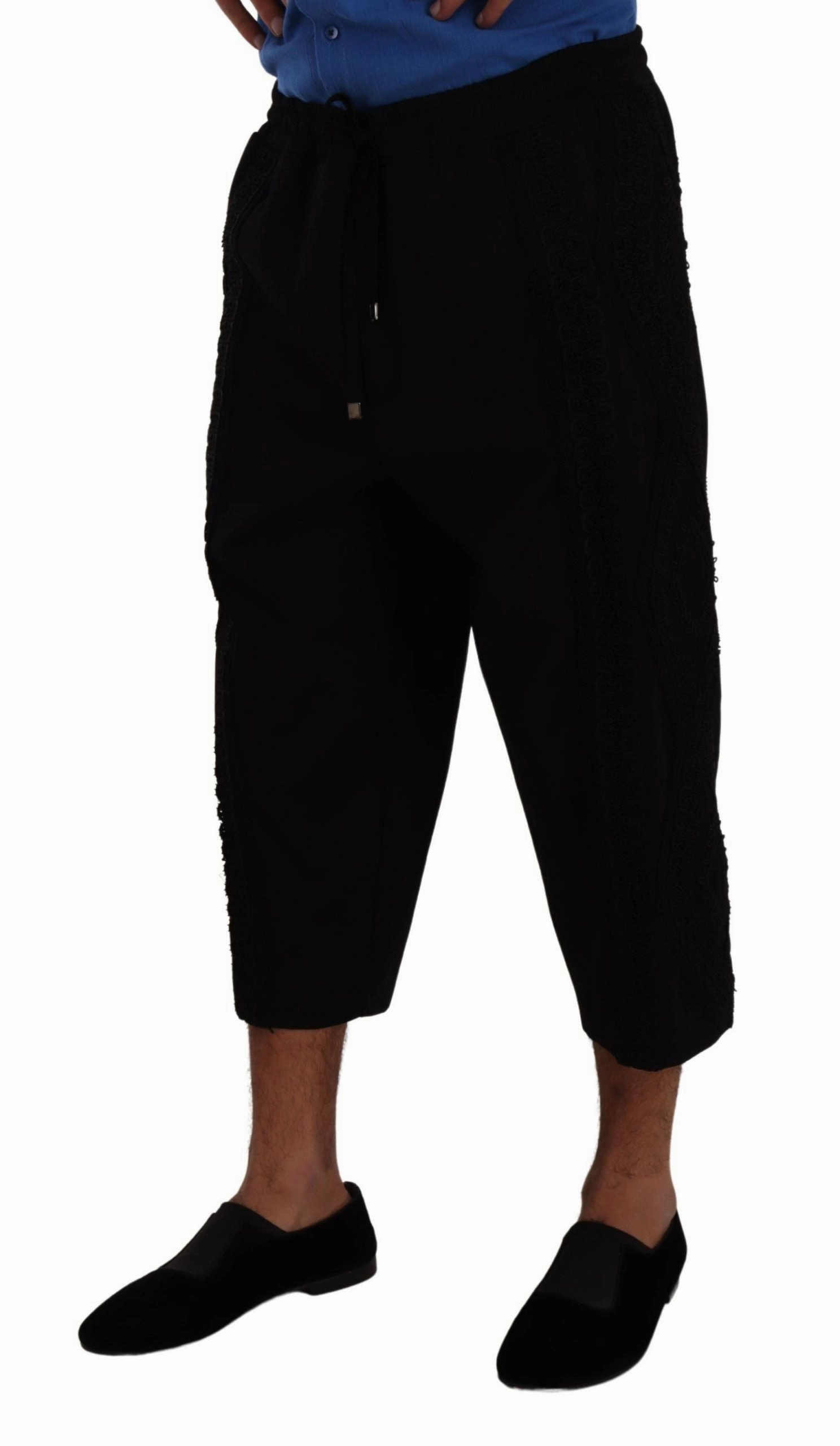 Dolce & Gabbana Elegant Cropped Torero Men's Pants