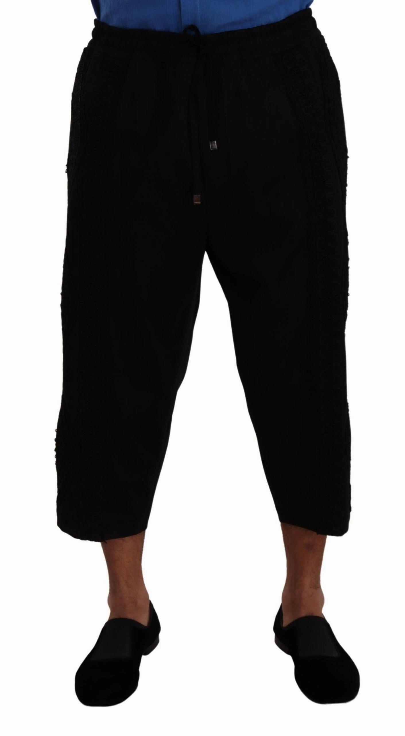 Dolce & Gabbana Elegant Cropped Torero Men's Pants
