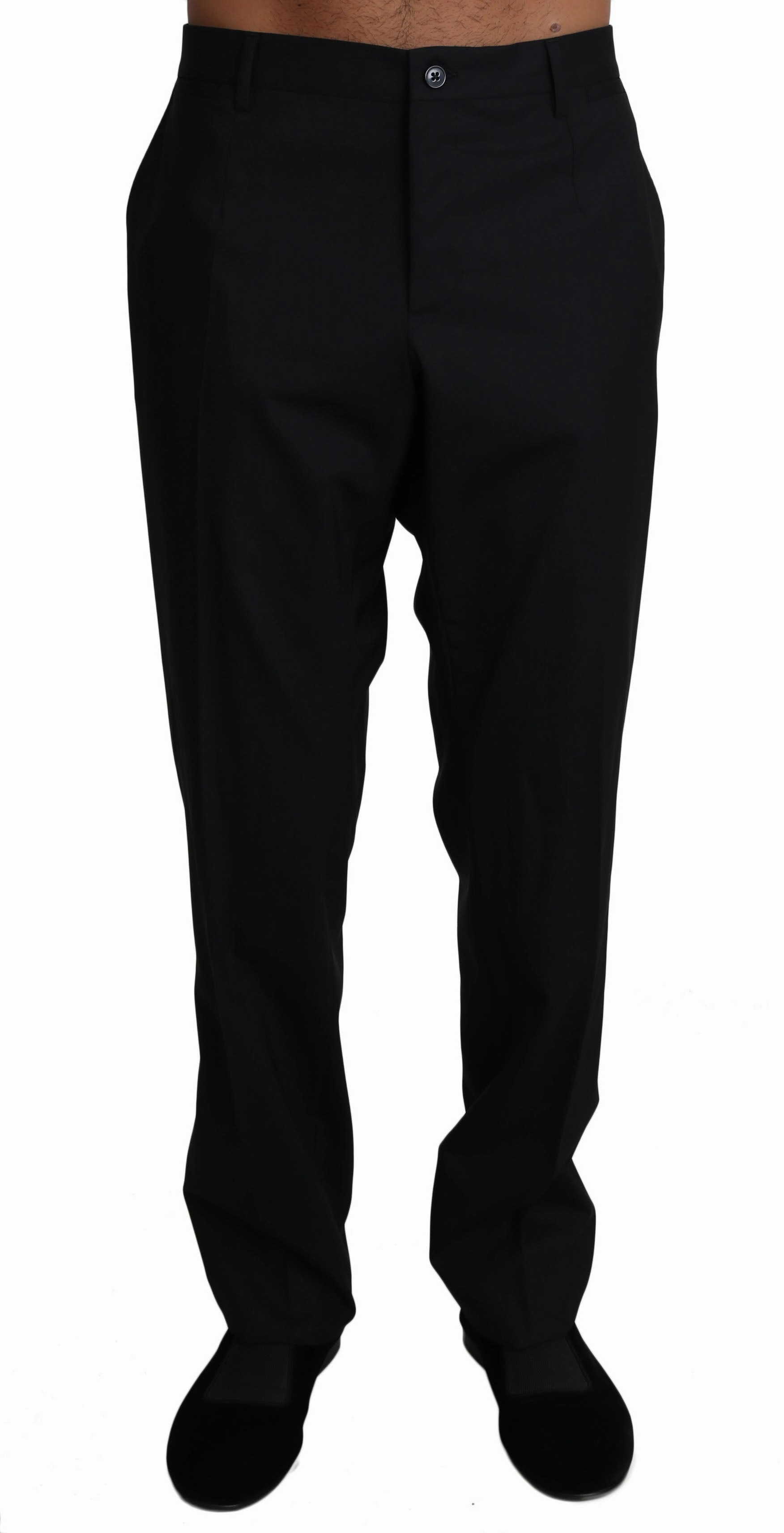 Dolce & Gabbana Elegant Formal Wool Blend Men's Trousers