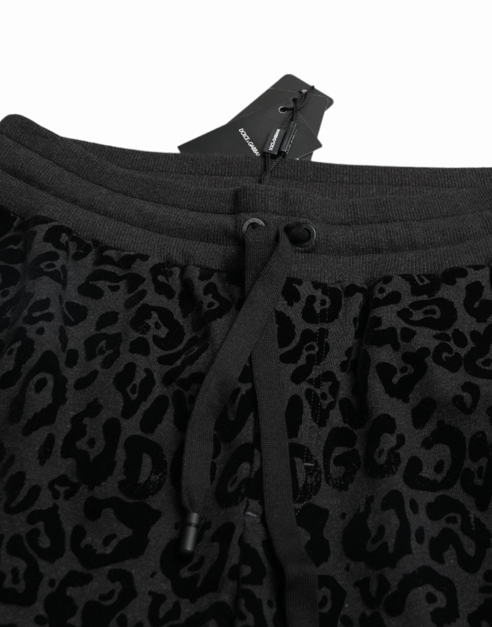 Dolce & Gabbana Elegant Leopard Joggers for Men's Men
