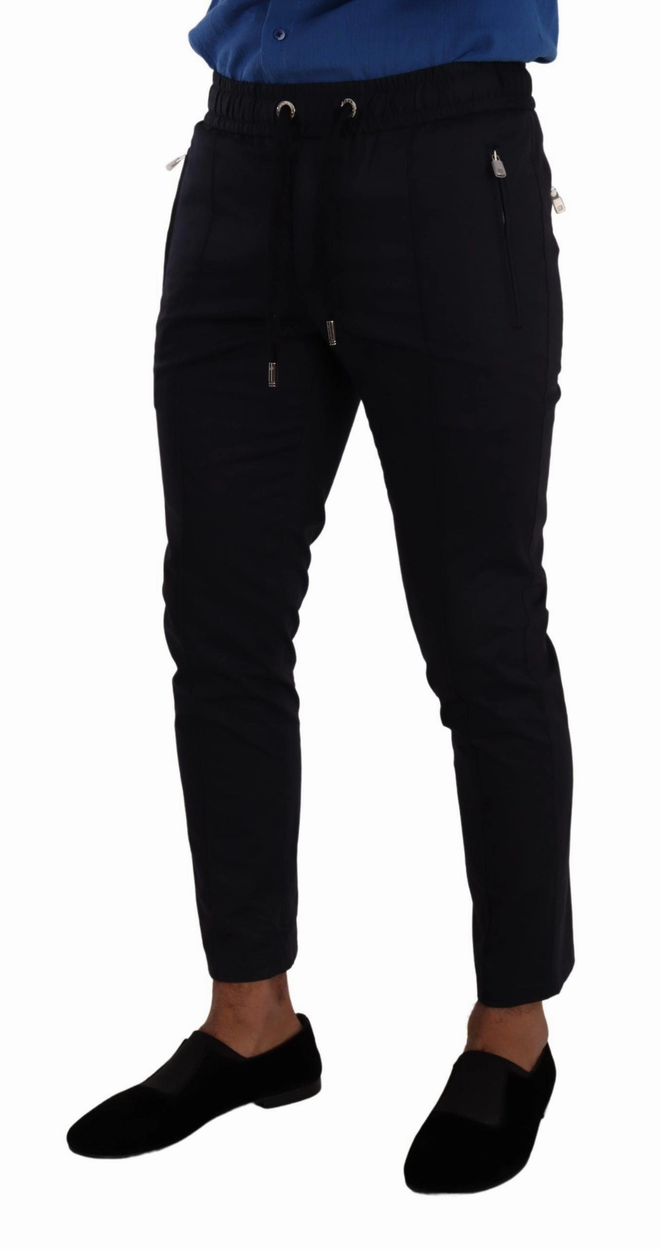 Dolce & Gabbana Elegant  Skinny Jogging Men's Pants
