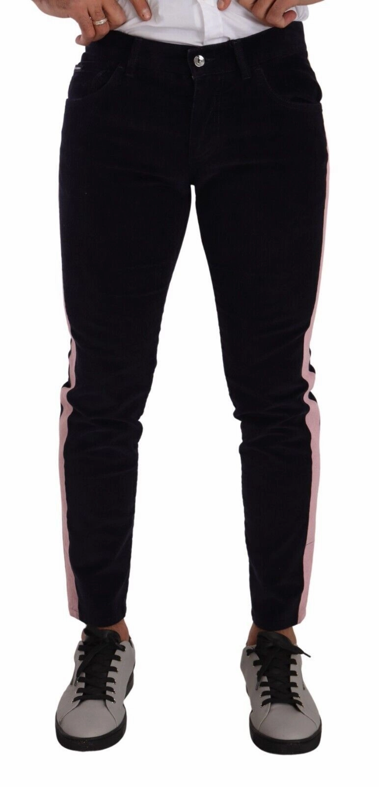 Dolce & Gabbana Elegant Slim Fit Corduroy Skinny Men's Jeans
