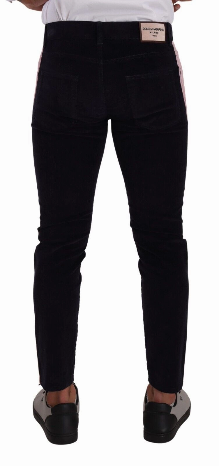 Dolce & Gabbana Elegant Slim Fit Corduroy Skinny Men's Jeans