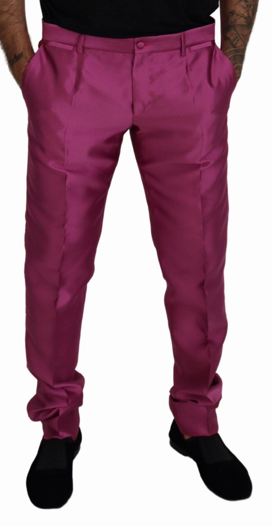 Dolce & Gabbana Elegant Slim Fit Formal Dress Pants in Men's