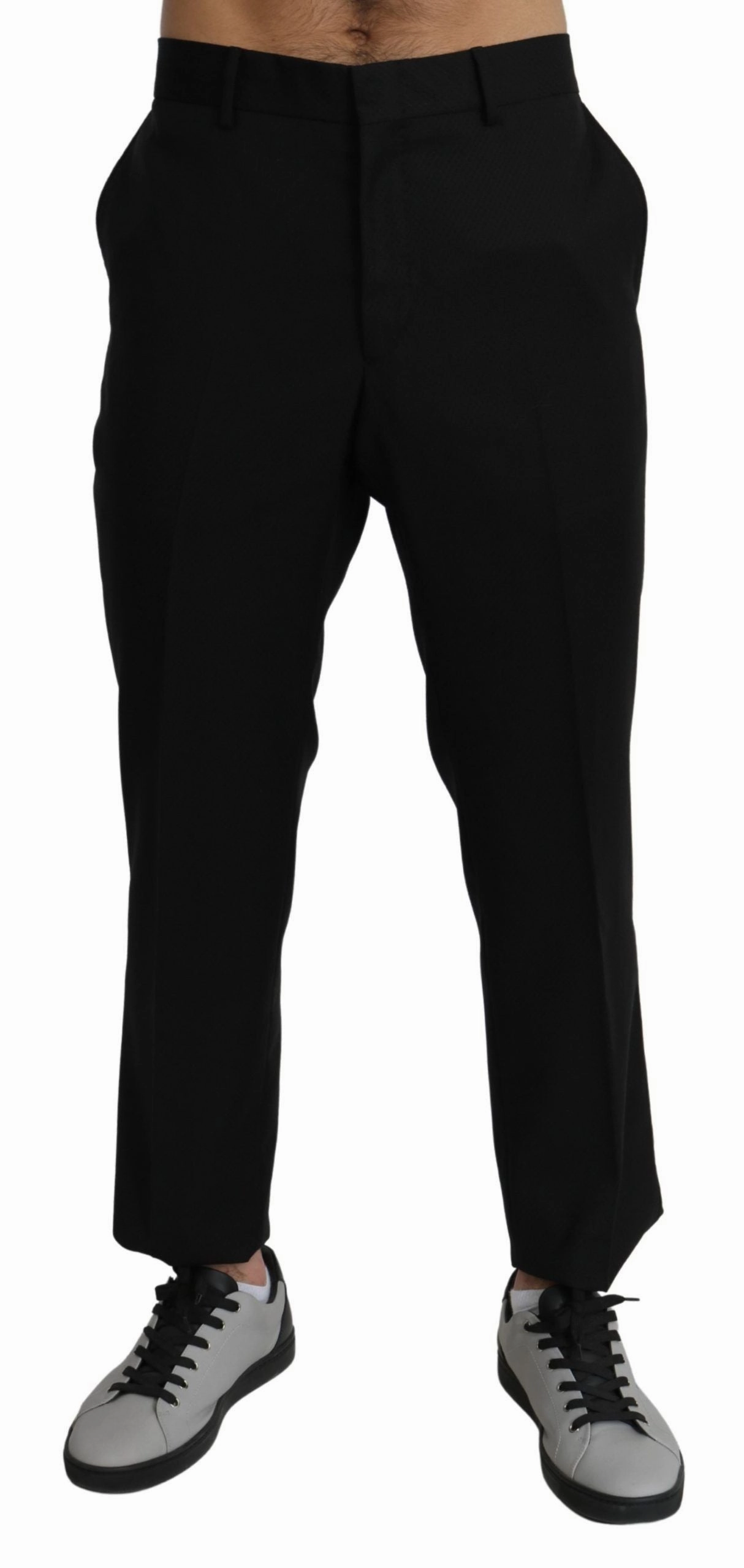 Dolce & Gabbana Elegant Slim Fit Formal Men's Trousers