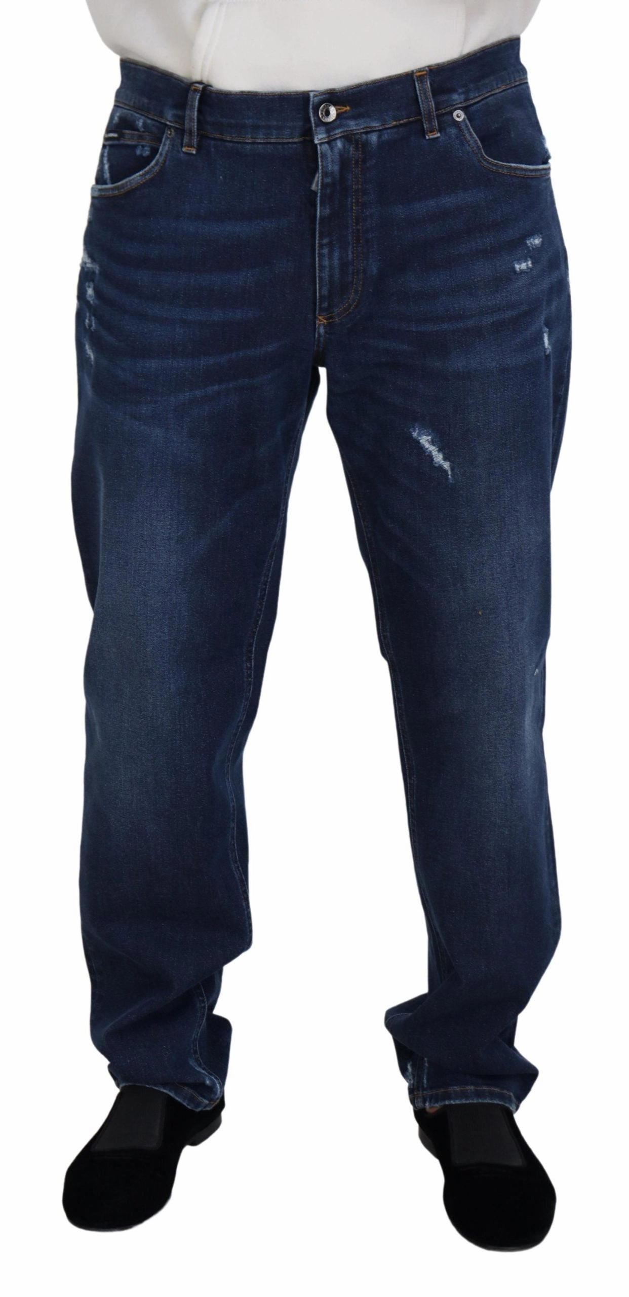 Dolce & Gabbana Elegant Washed Men's Pants