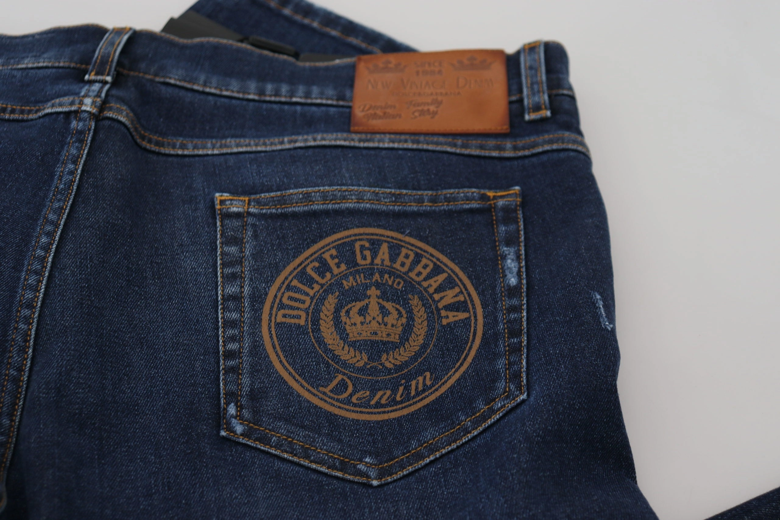 Dolce & Gabbana Elegant Washed Men's Pants