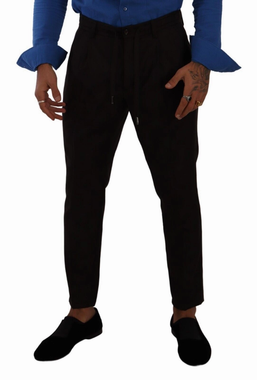 Dolce & Gabbana Elegant Wool Jogger Men's Pants
