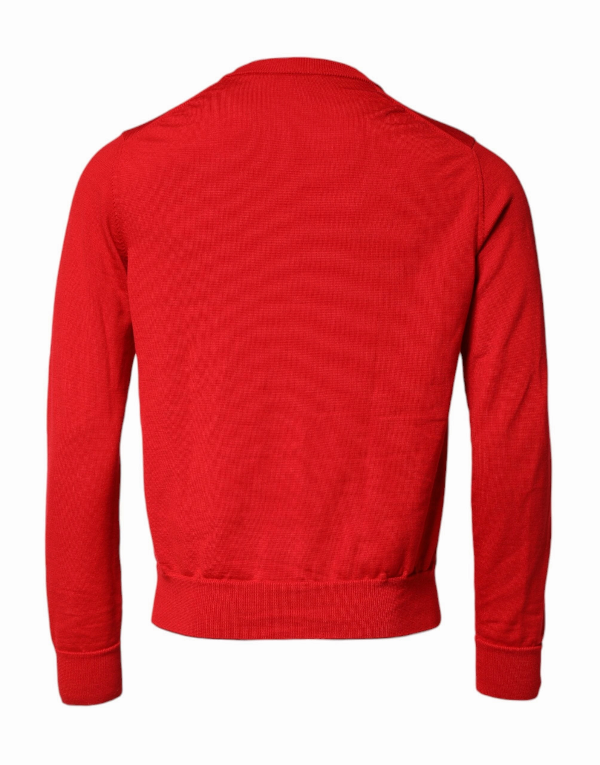 Dolce & Gabbana Eye Print Crew Neck Men Pullover Men's Sweater