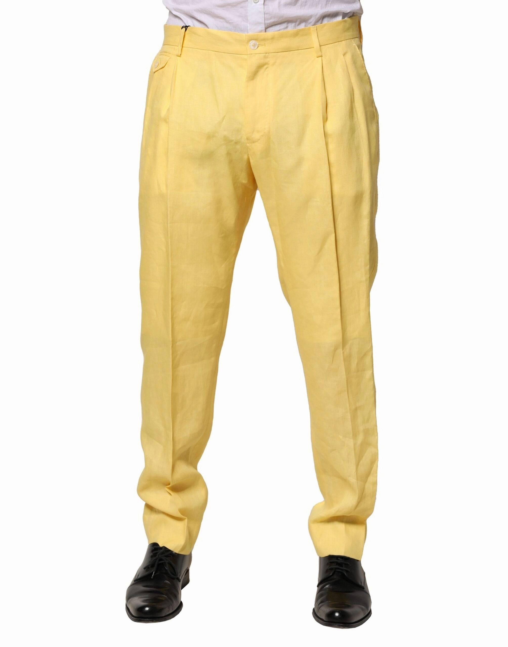 Dolce & Gabbana Flax Tape Dress Men Men's Pants