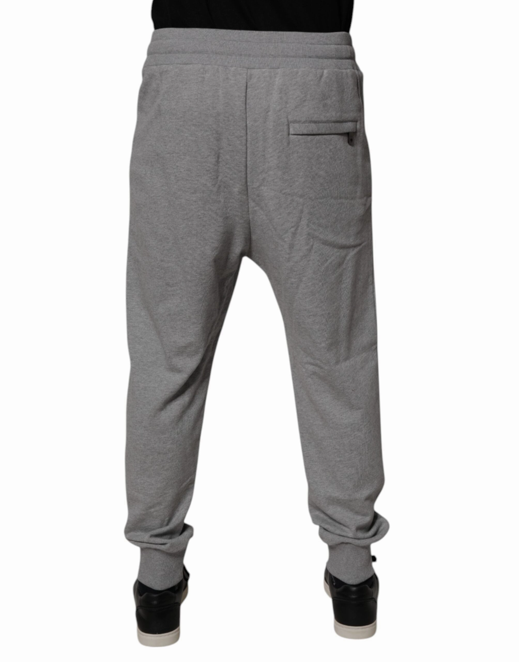Dolce & Gabbana Logo Cotton Men Jogger SweatMen's Men's Pants (Pre-Owned)