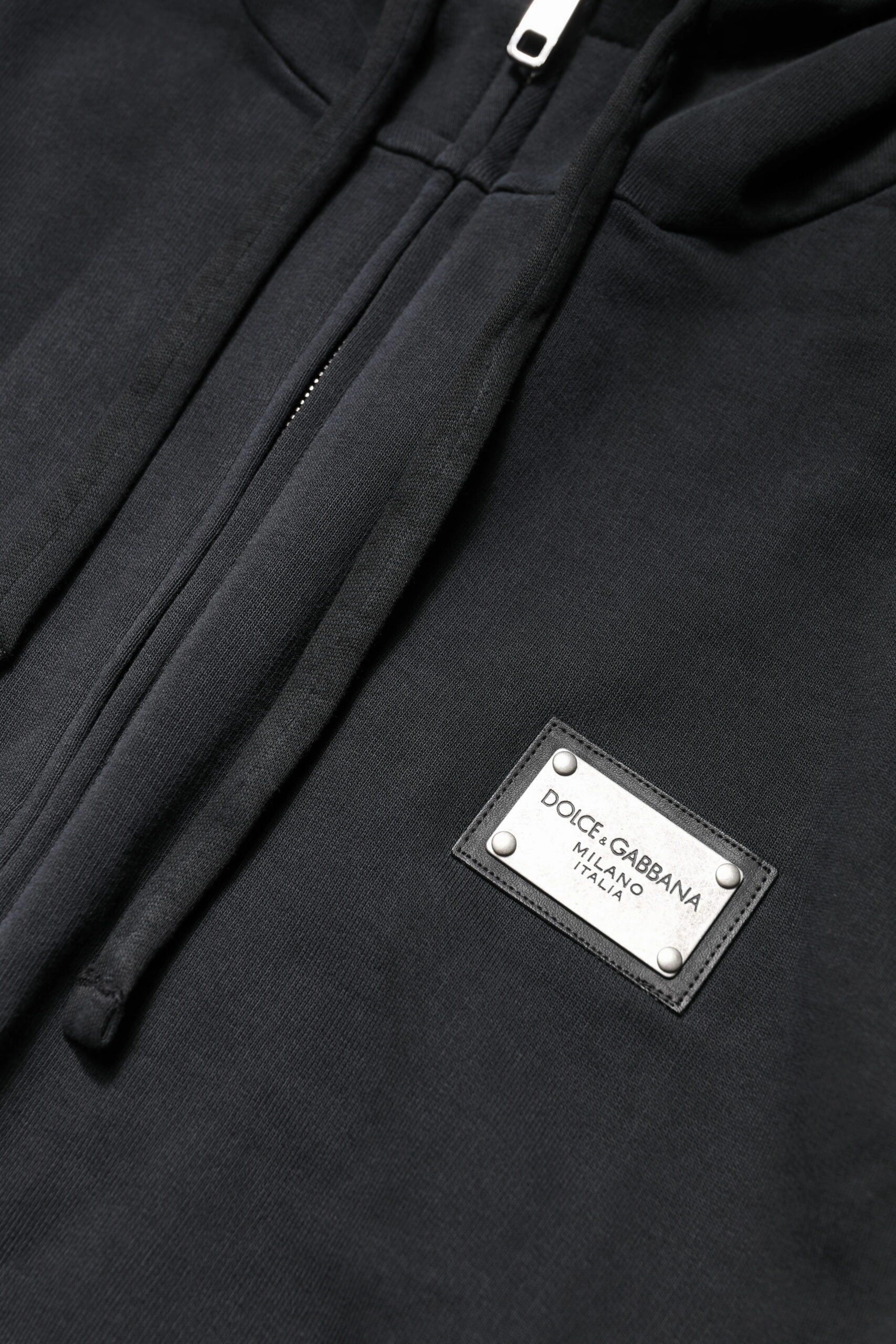 Dolce & Gabbana Logo Full Zip Hooded Men Sweatshirt Men's Sweater (Pre-Owned)