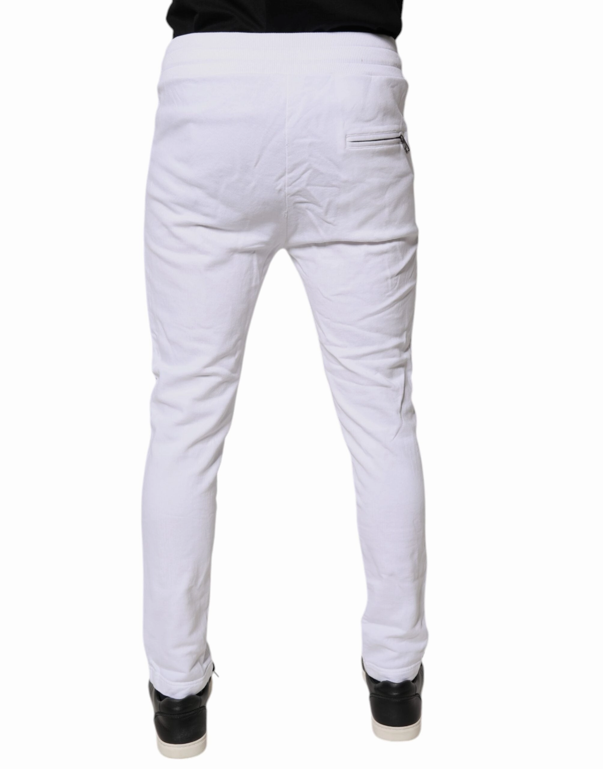 Dolce & Gabbana Logo Patch Men Skinny SweatMen's Men's Pants (Pre-Owned)