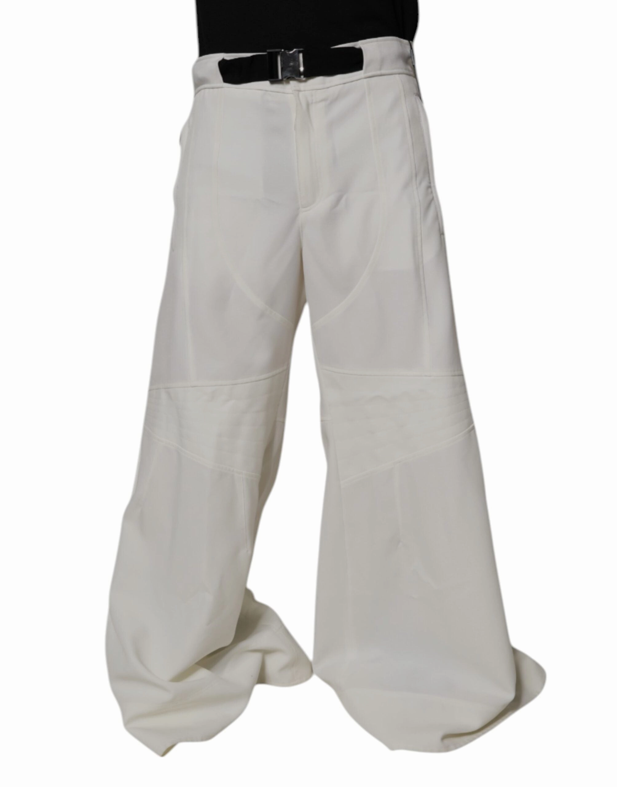 Dolce & Gabbana Mid Waist Wide Leg Men's Pants