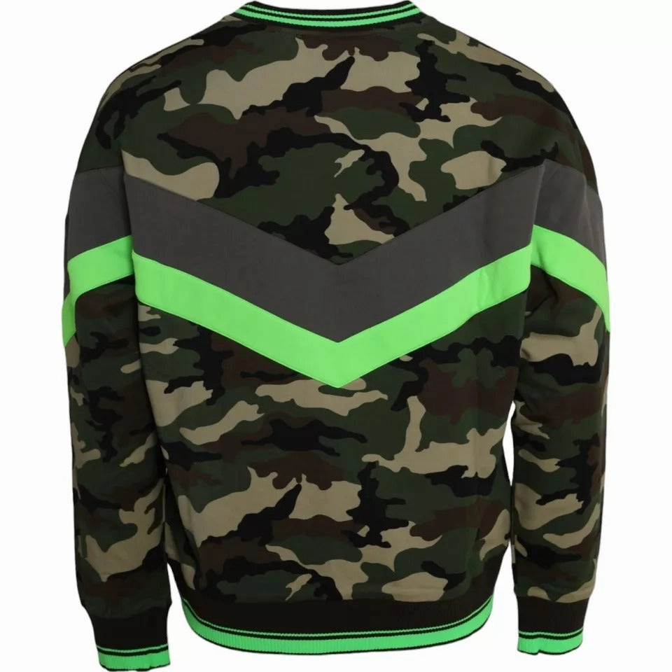 Dolce & Gabbana multi Camouflage Sweatshirt Men's Sweater (Pre-Owned)