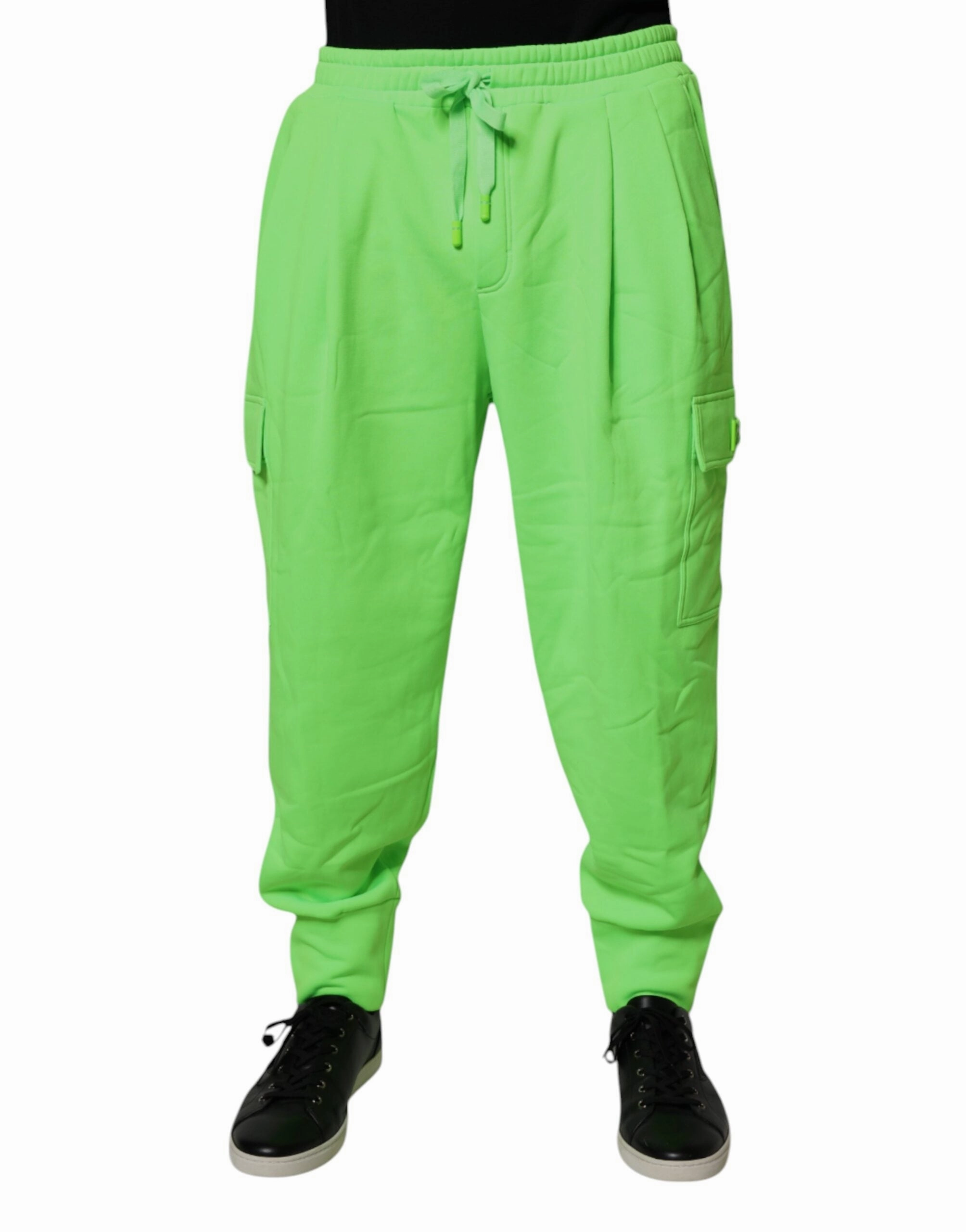 Dolce & Gabbana Neon Cargo Jogger Men SweatMen's Men's Pants