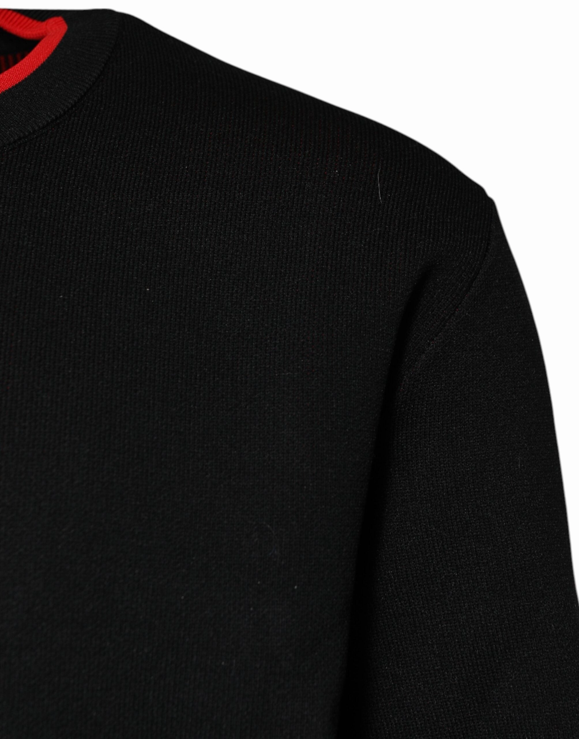 Dolce & Gabbana Nylon DGLogo Knit Men Pullover Men's Sweater