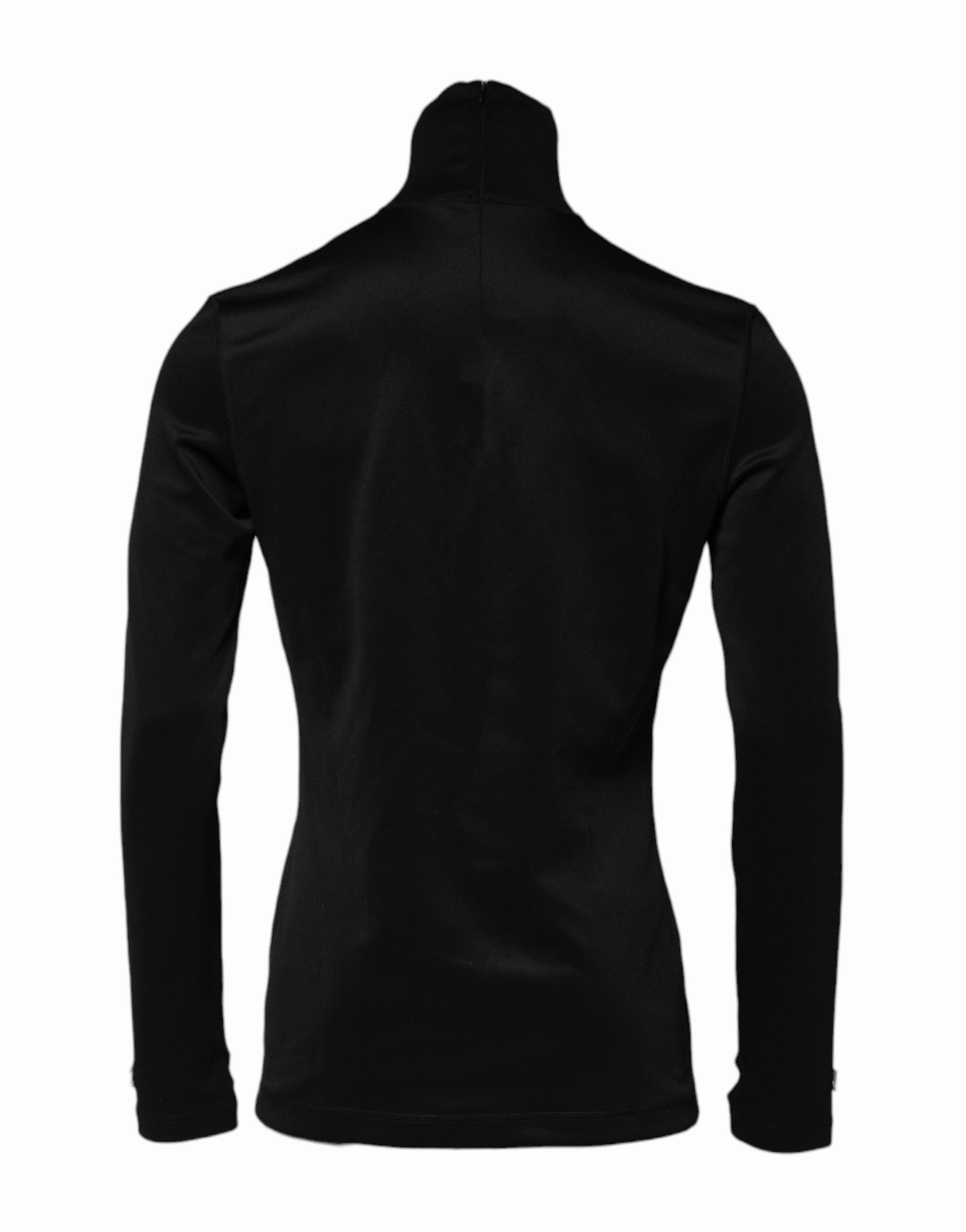 Dolce & Gabbana Polyester Turtleneck Pullover Men's Sweater