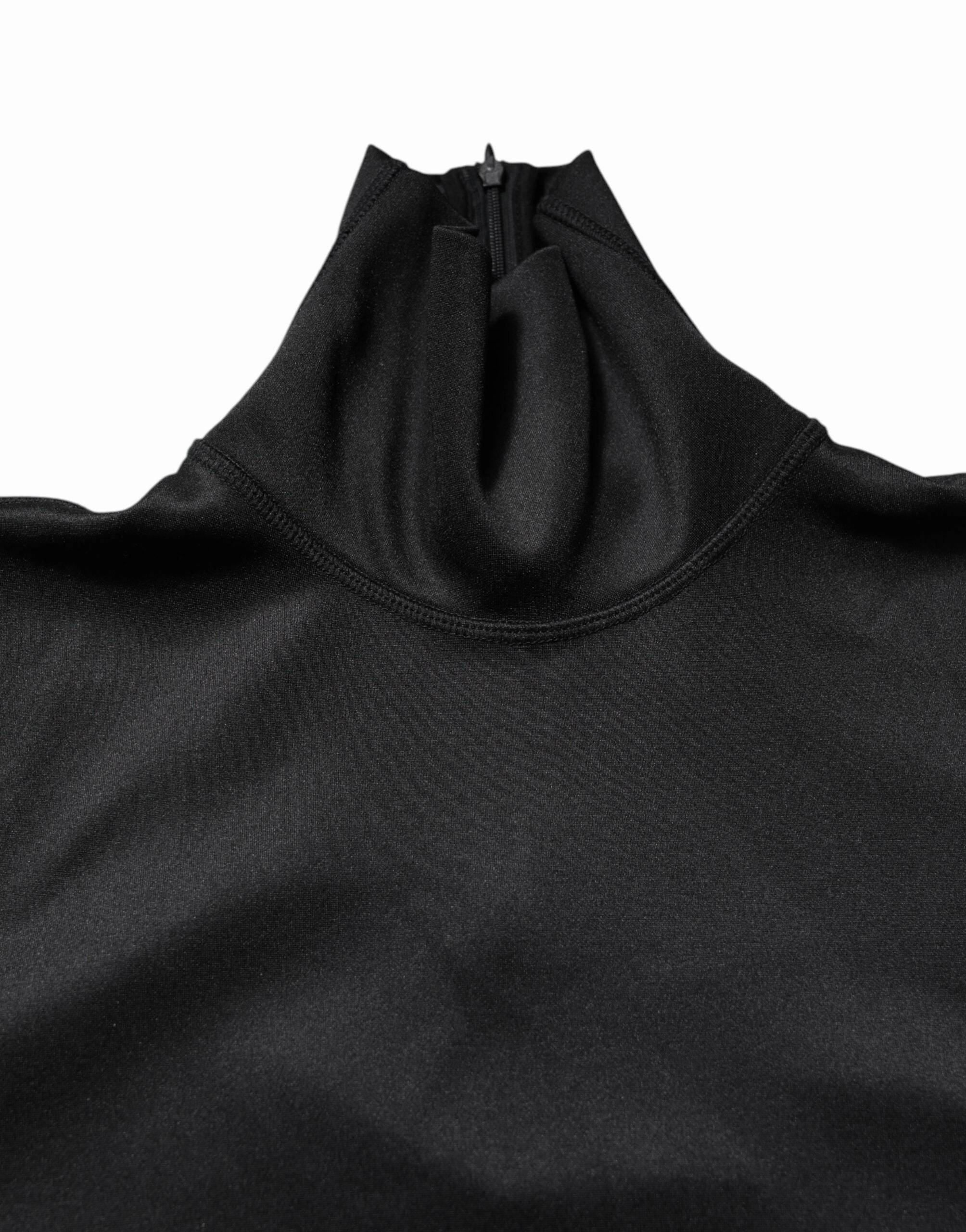 Dolce & Gabbana Polyester Turtleneck Pullover Men's Sweater