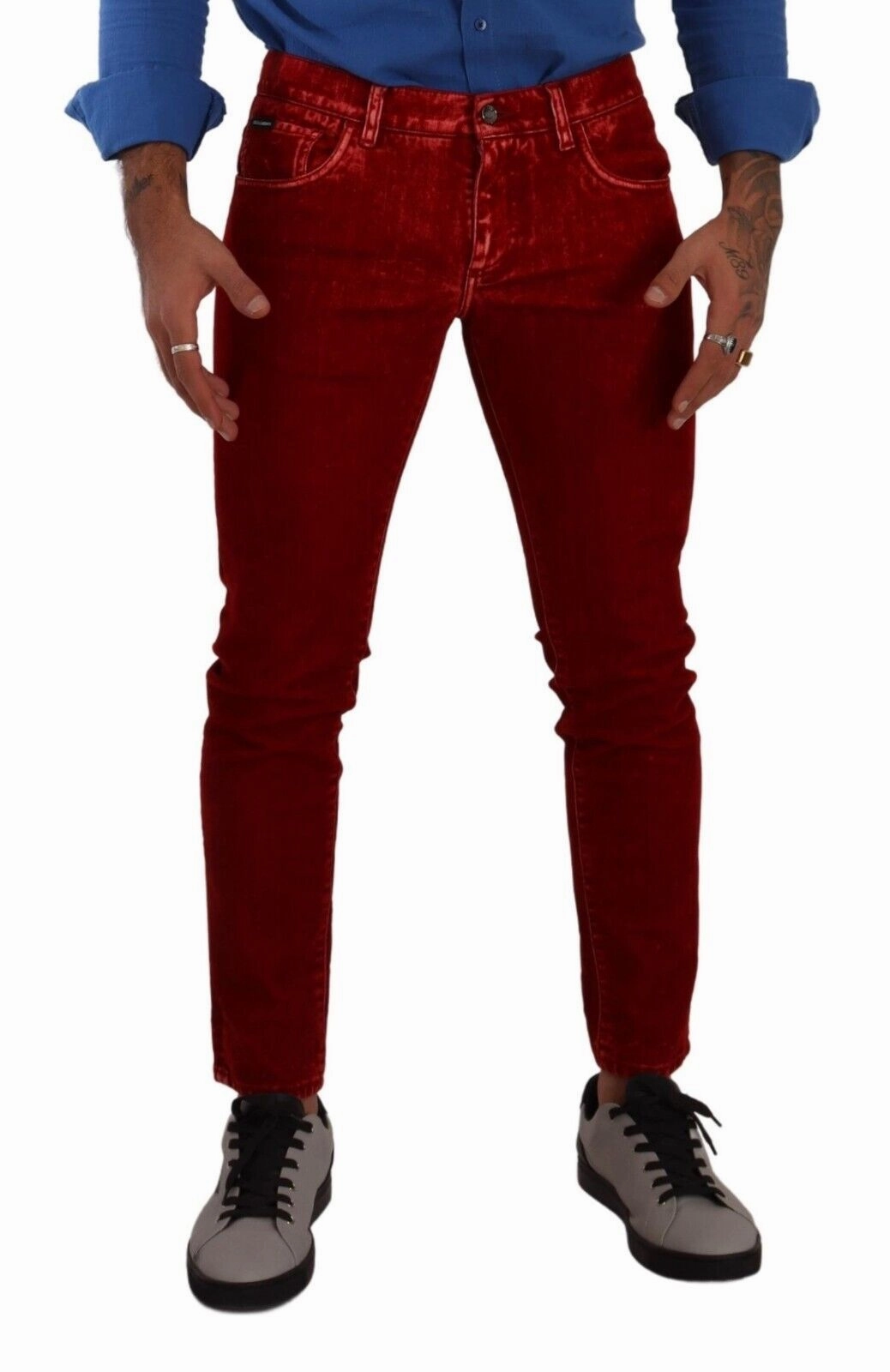 Dolce & Gabbana Ravishing Slim Fit Designer Men's Jeans
