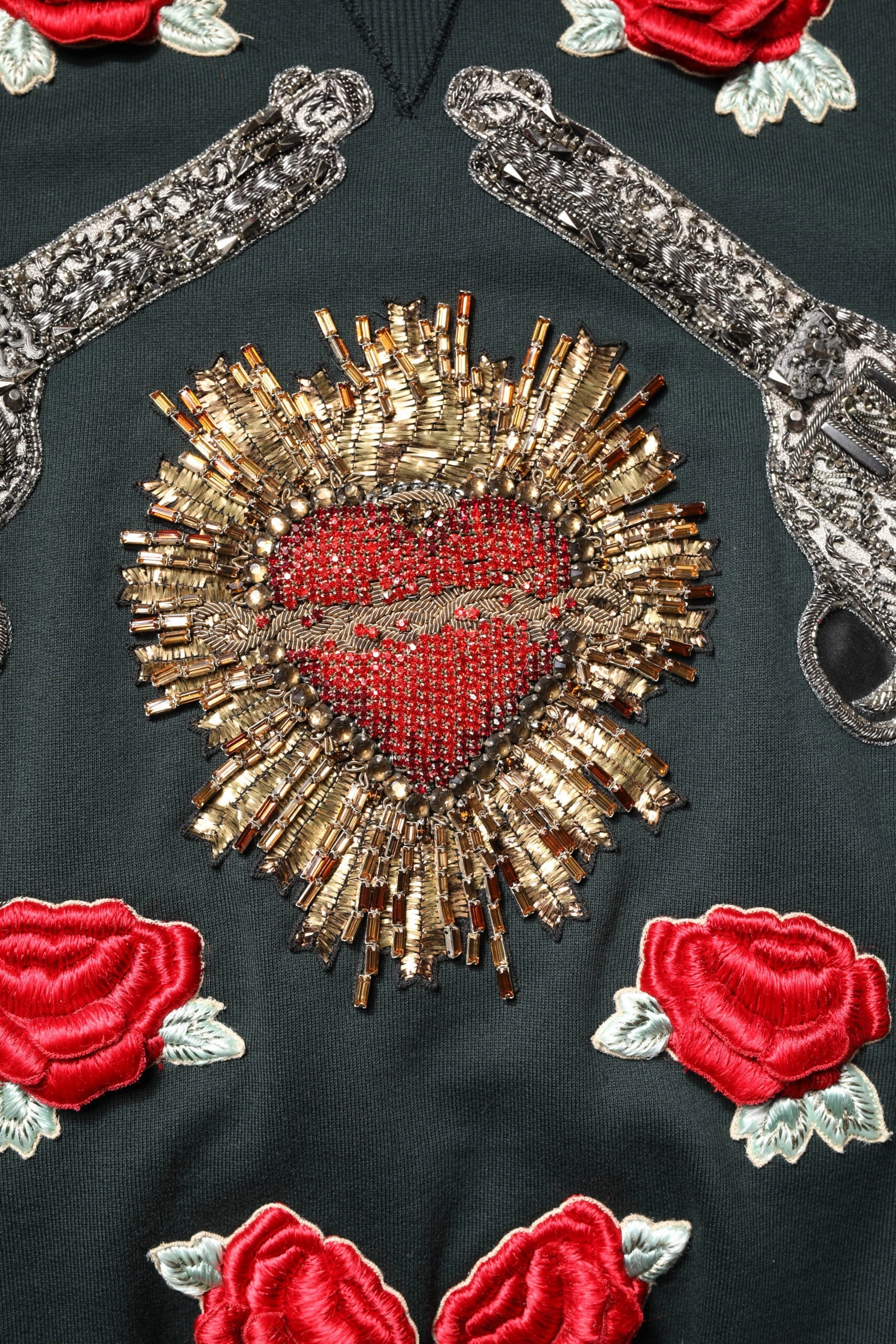 Dolce & Gabbana Sequined Embellished Pullover Men's Sweater