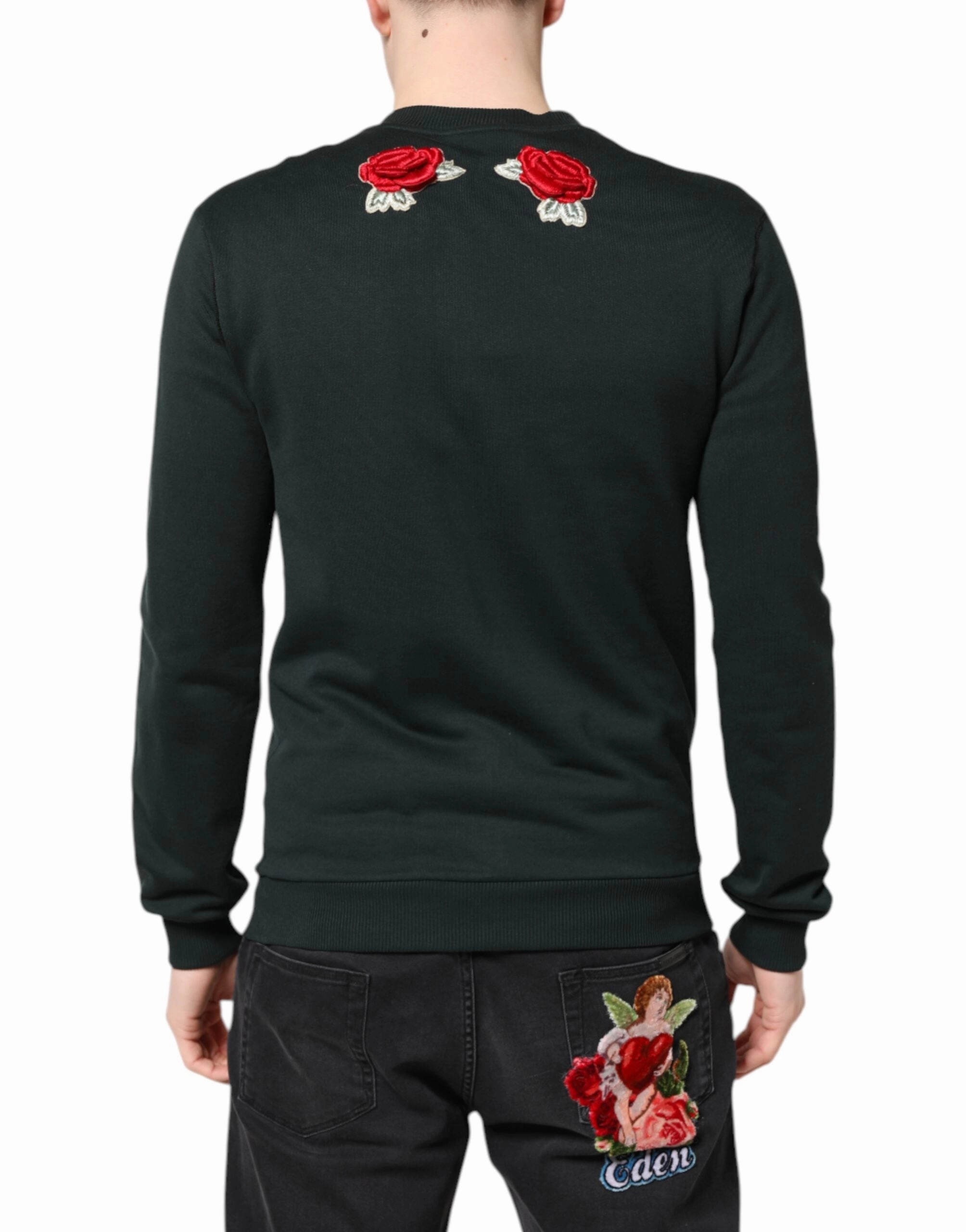 Dolce & Gabbana Sequined Embellished Pullover Men's Sweater