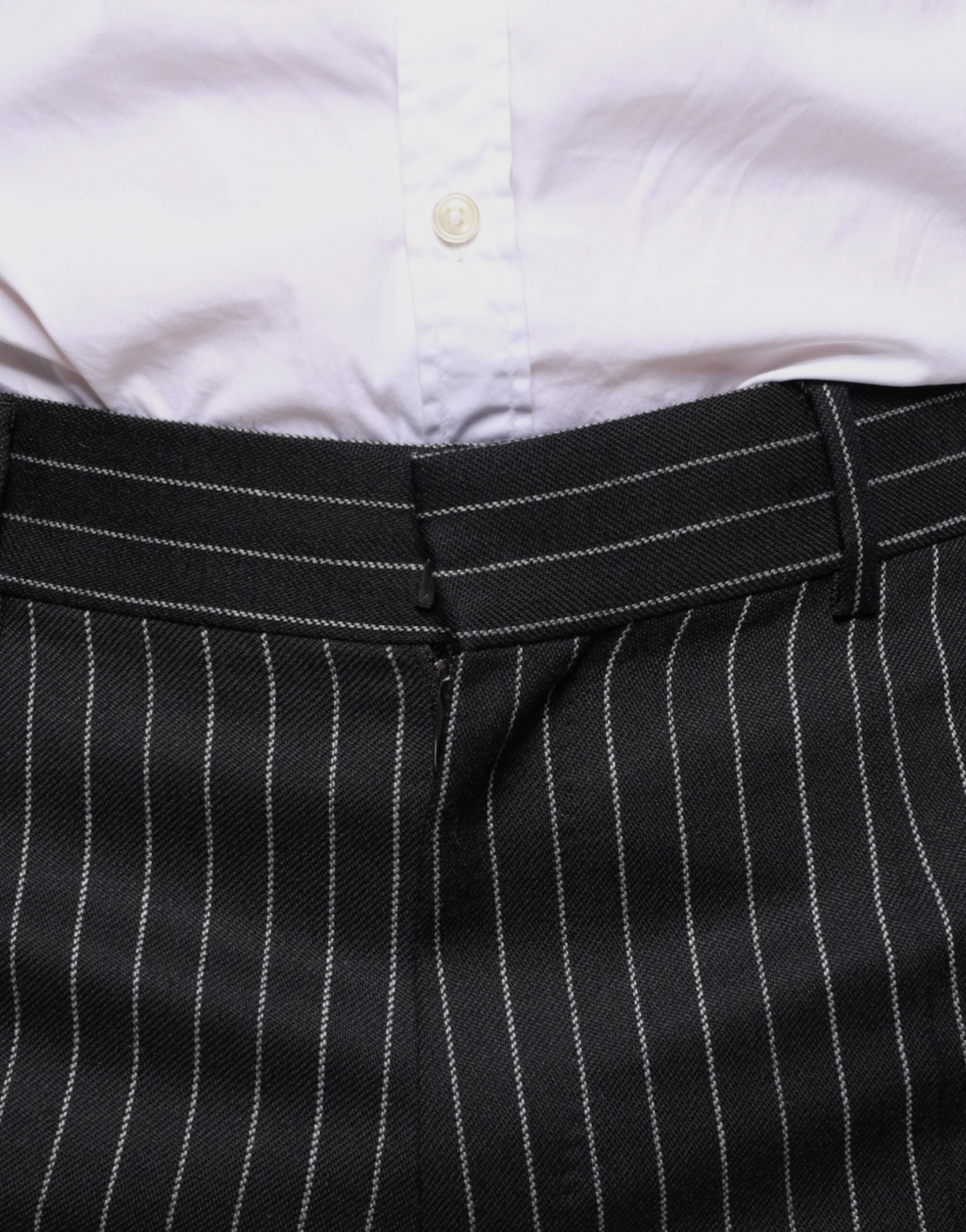 Dolce & Gabbana Stripes Skinny Men Dress Men's Pants
