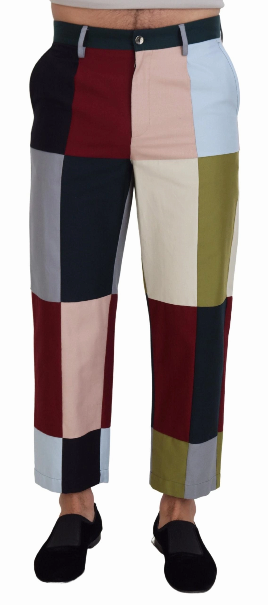 Dolce & Gabbana Stunning Patchwork Men's Pants