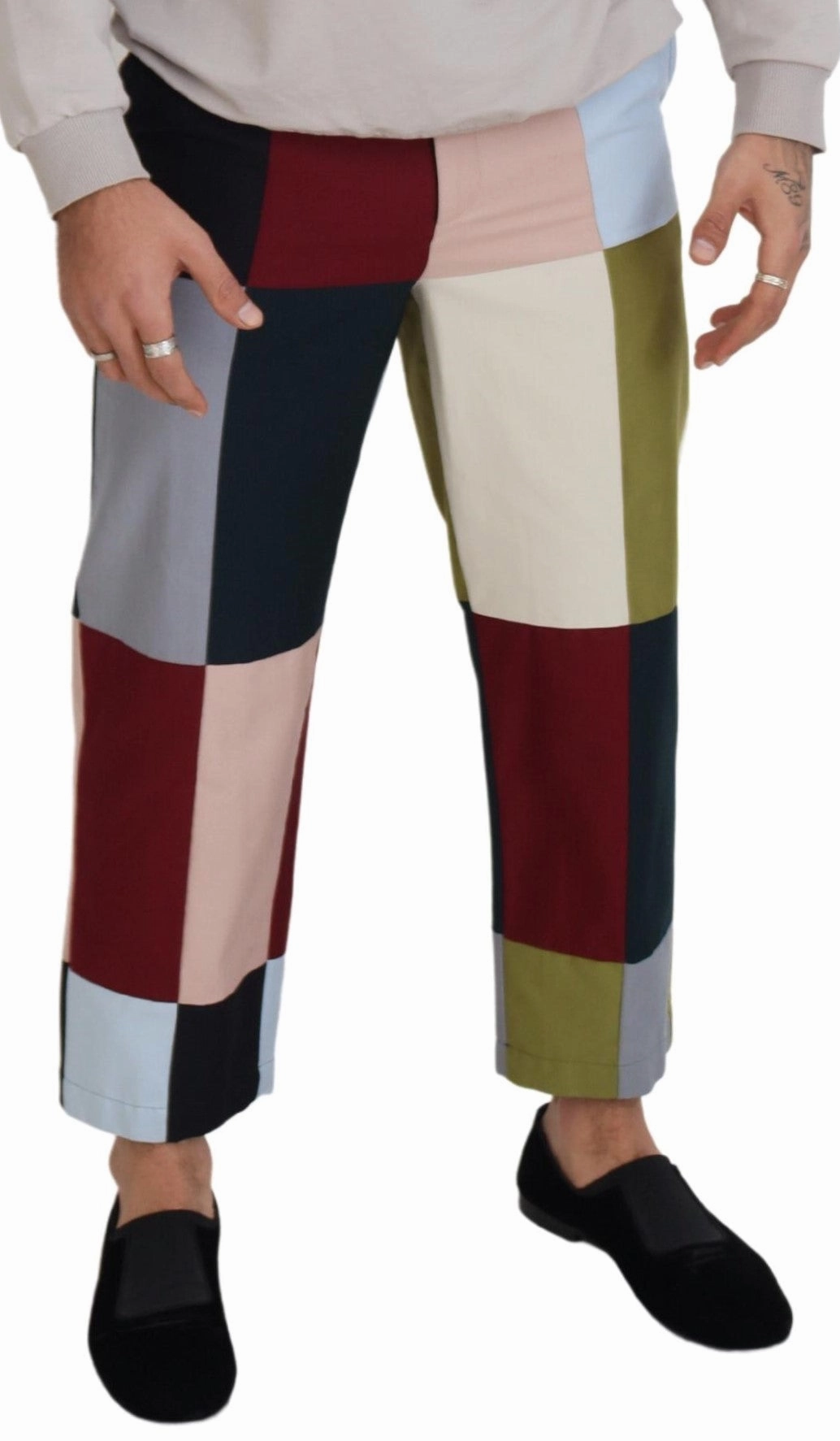 Dolce & Gabbana Stunning Patchwork Men's Pants