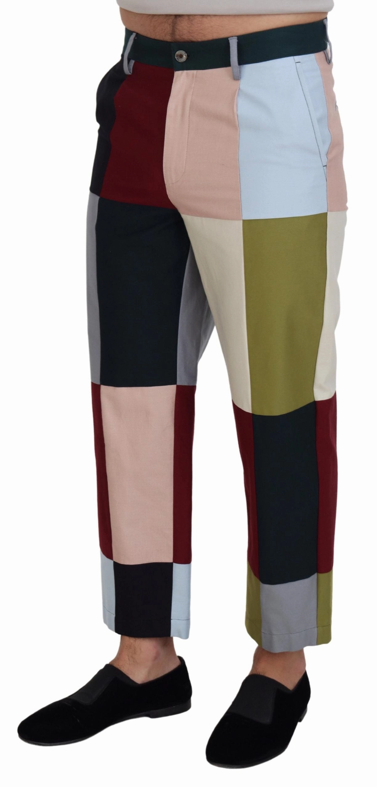 Dolce & Gabbana Stunning Patchwork Men's Pants