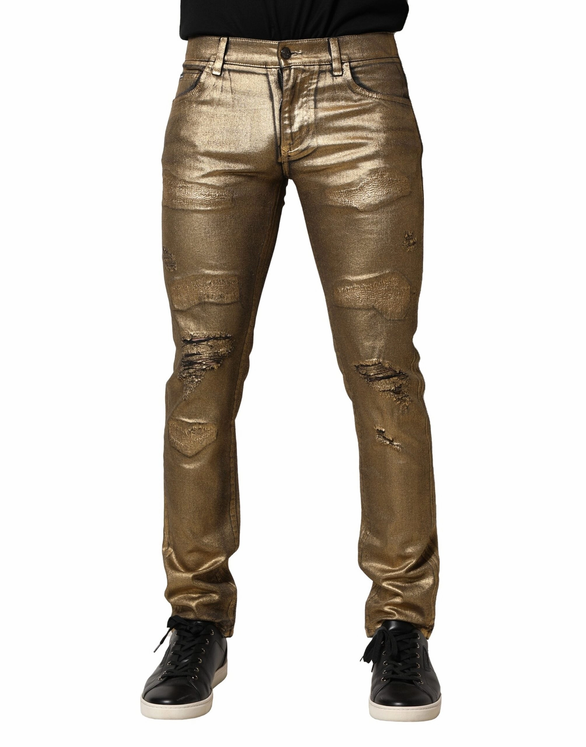 Dolce & Gabbana Tatte Cotton Stretch Slim blue Men's Jeans