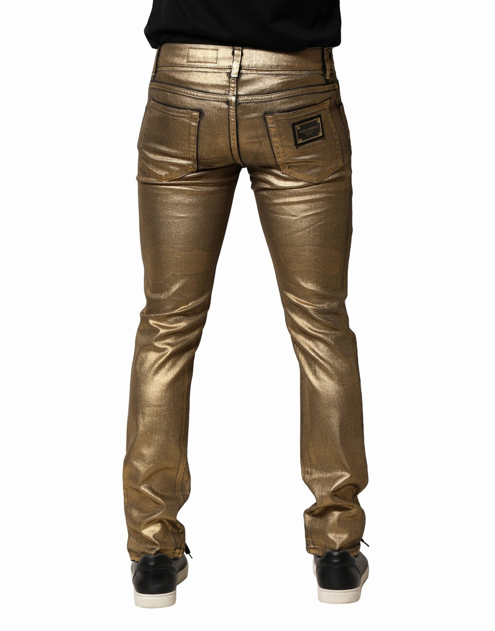 Dolce & Gabbana Tatte Cotton Stretch Slim blue Men's Jeans