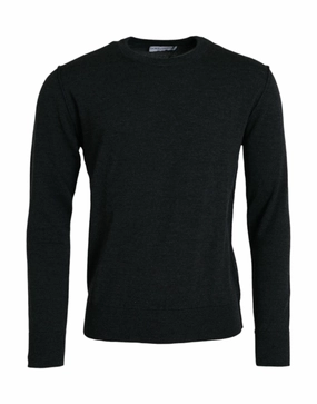 Dolce & Gabbana Wool Crew Neck Pullover Men's Sweater turtleneck sweaters sale