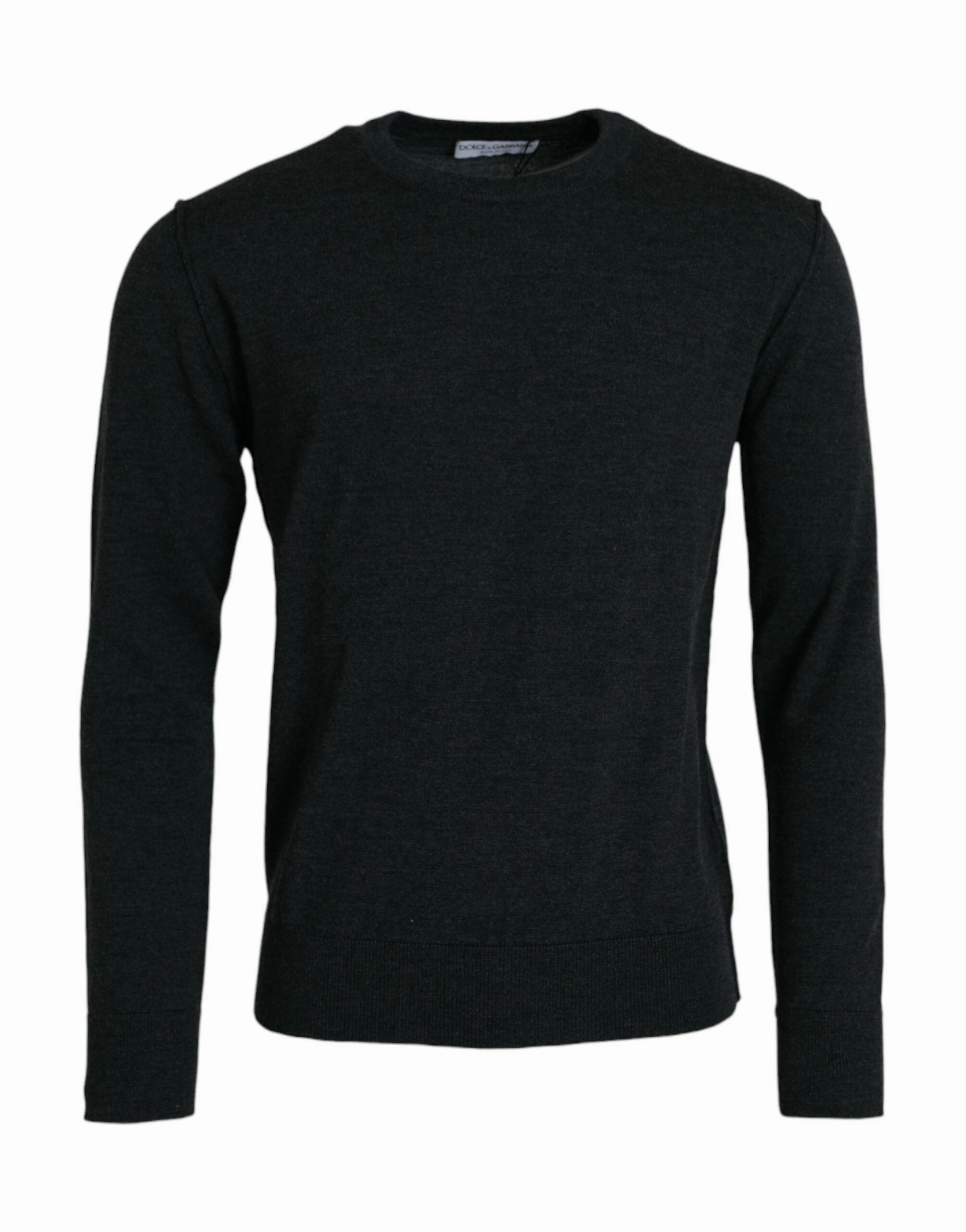 Dolce & Gabbana Wool Crew Neck Pullover Men's Sweater turtleneck sweaters sale