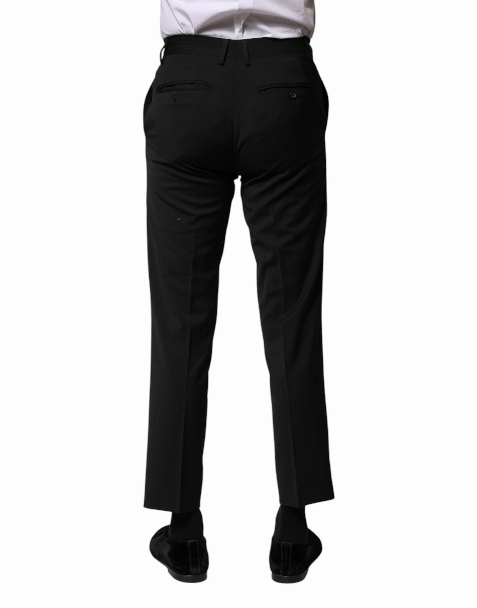 Dolce & Gabbana Wool Formal Men Cropped Men's Pants