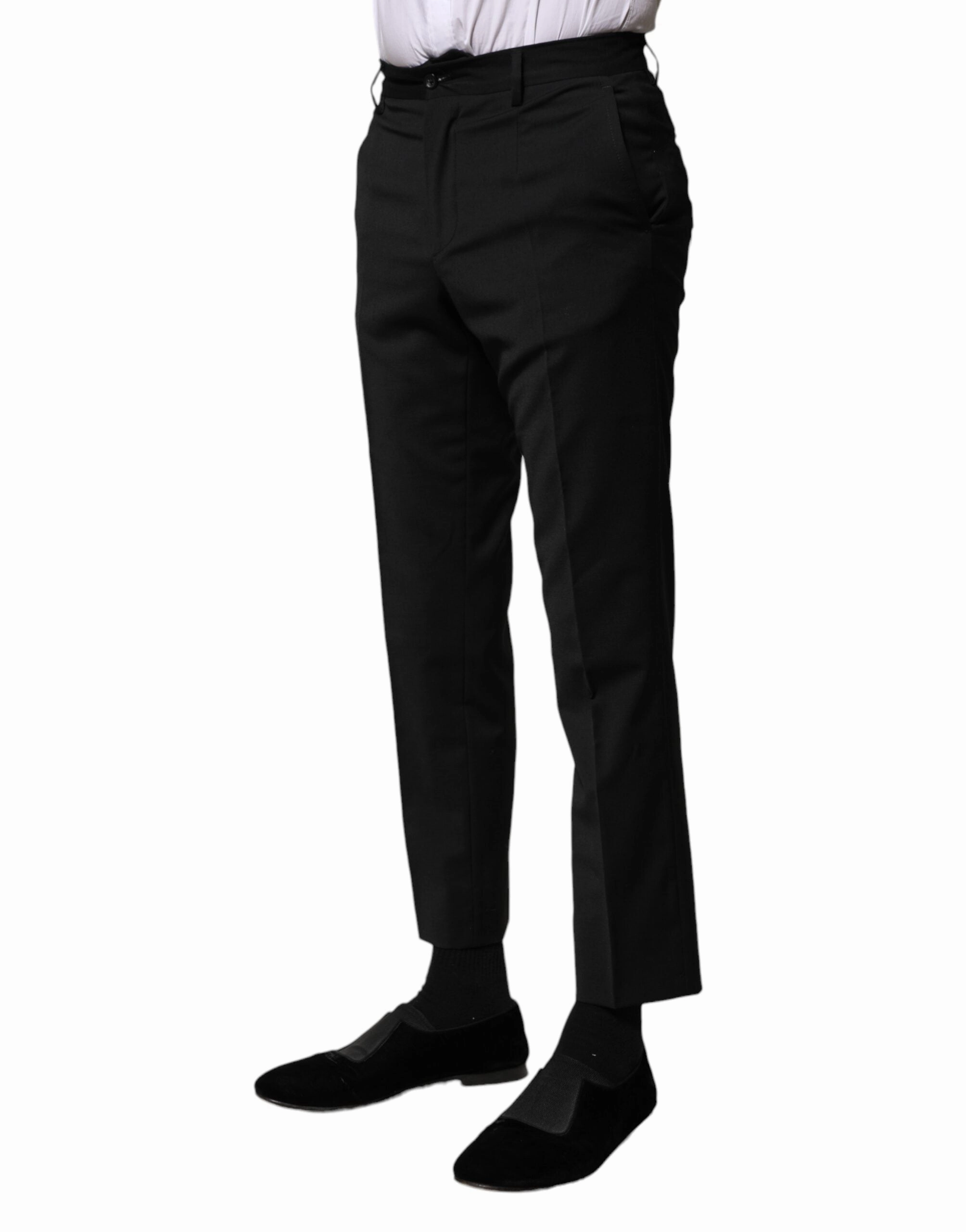 Dolce & Gabbana Wool Formal Men Cropped Men's Pants