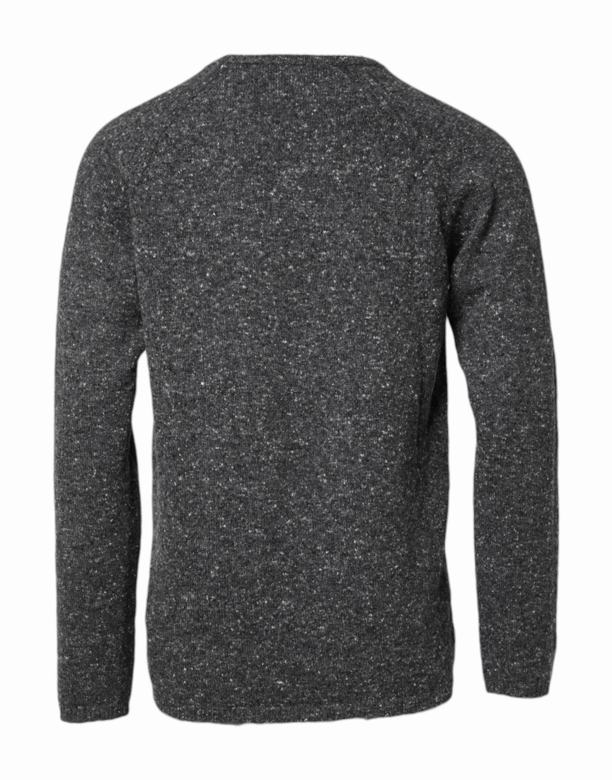 Dolce & Gabbana Wool Knitted Round Neck Pullover Men's Sweater