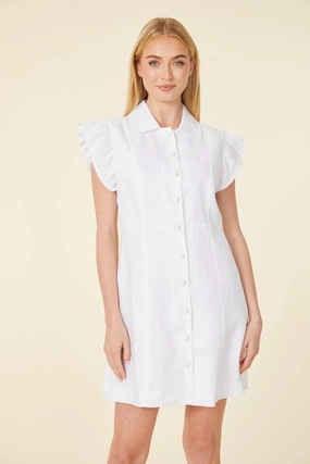 Dolce Cabo Carolina Rose Dress - White summer dresses best deals