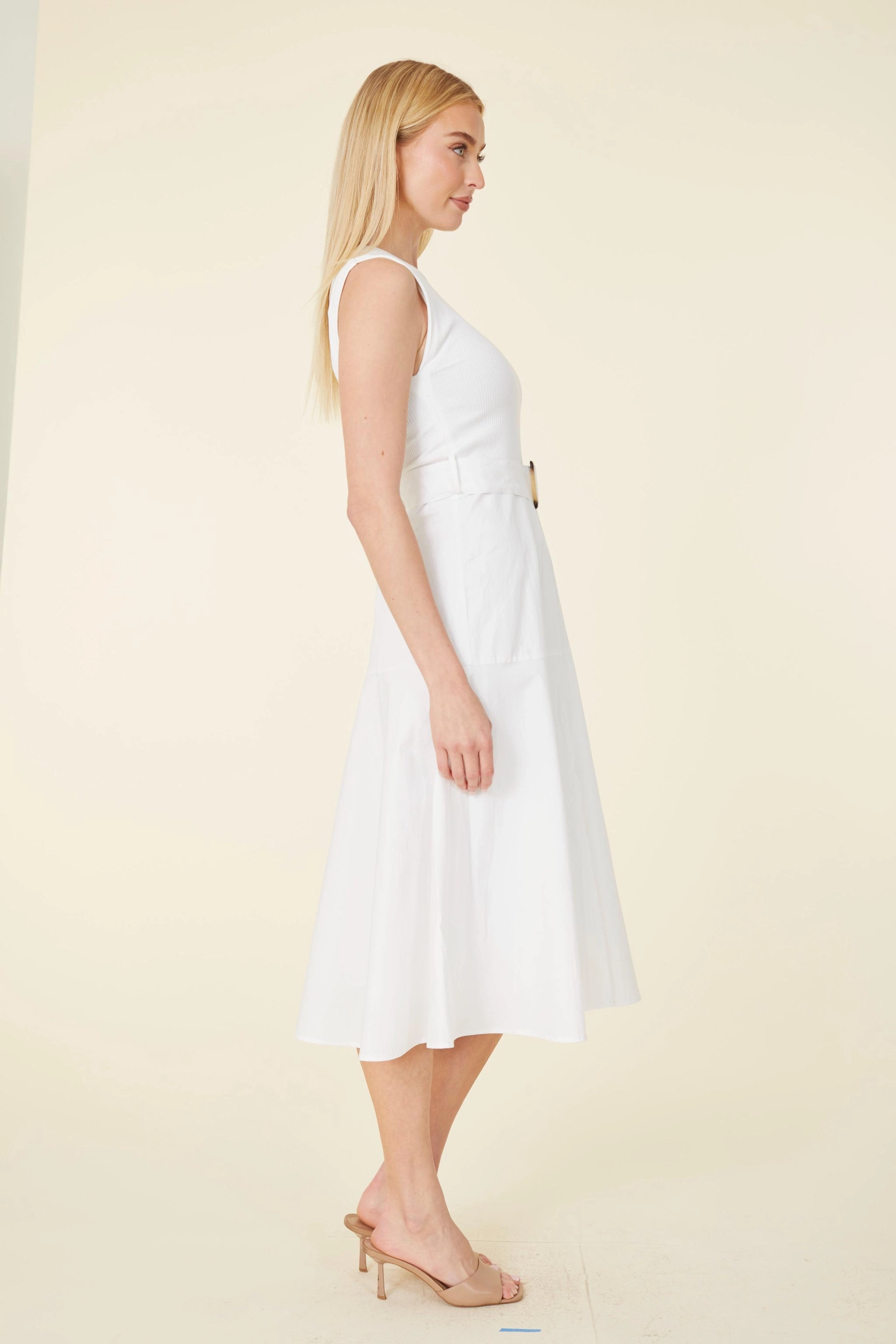 Dolce Cabo Francesca Midi - White