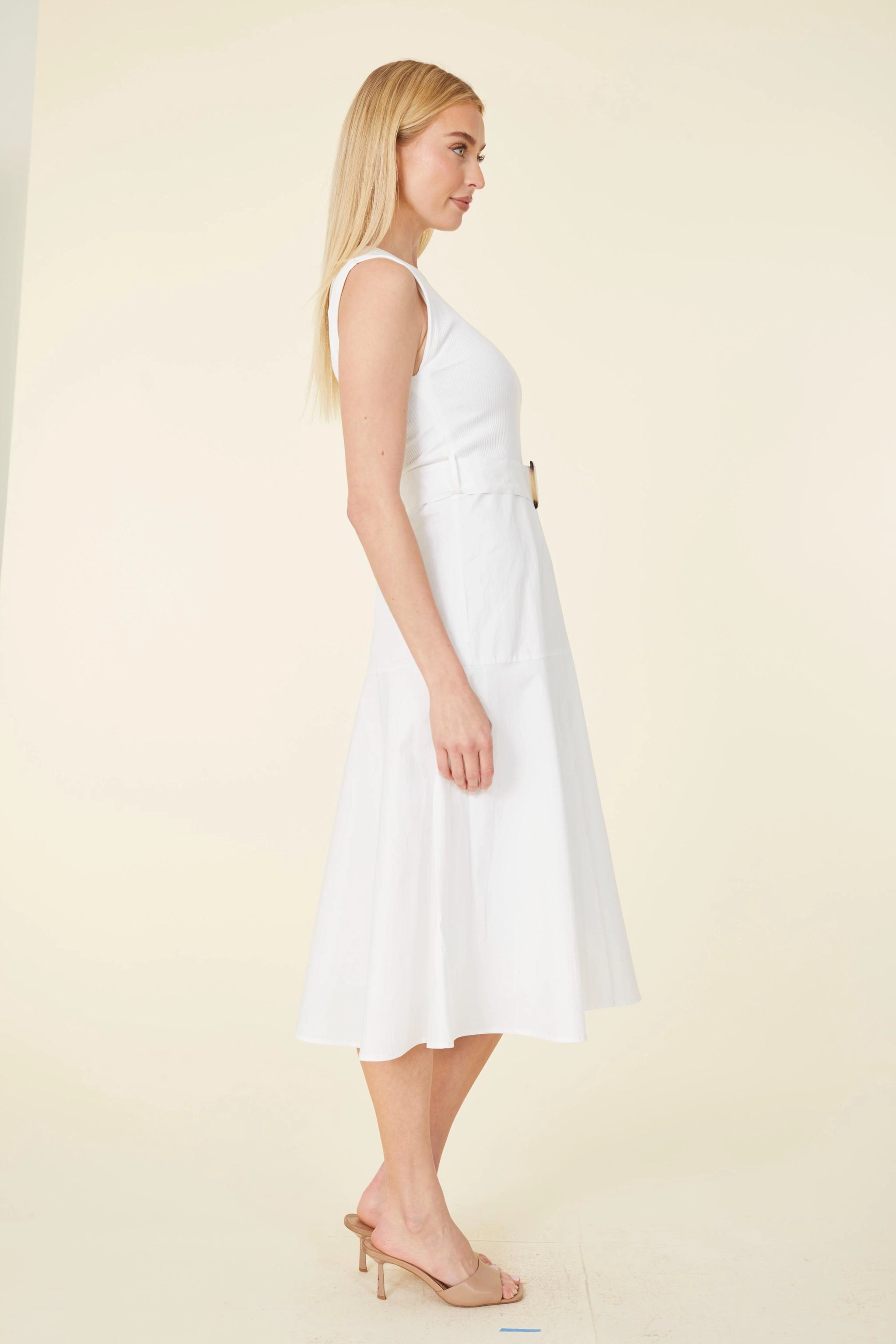 Dolce Cabo Francesca Midi - White