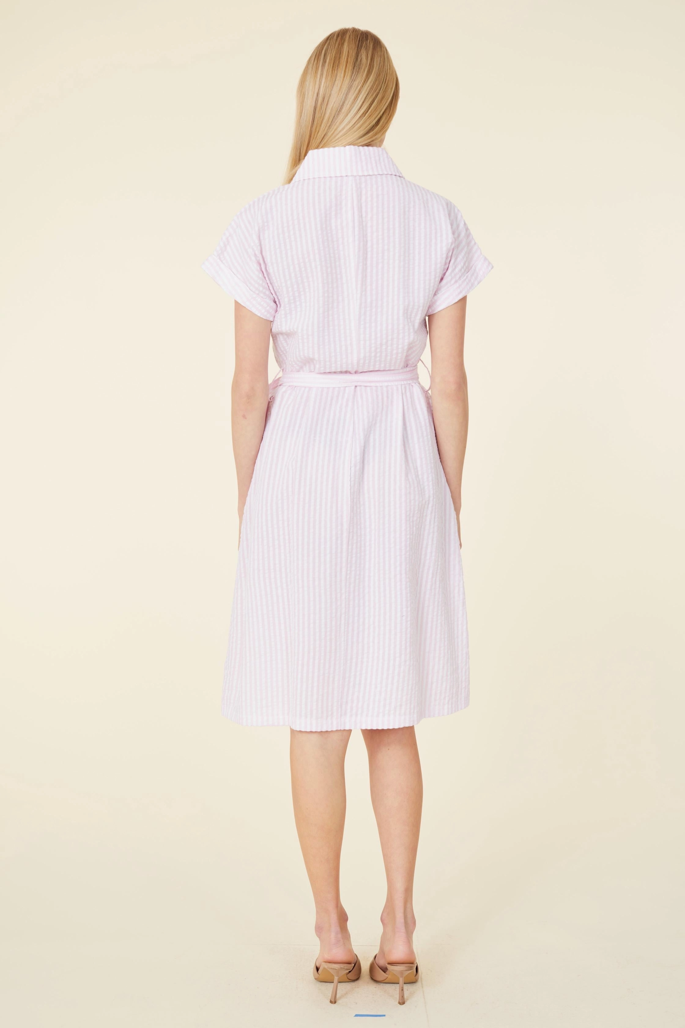 Dolce Cabo Grace Dress - Pink/White