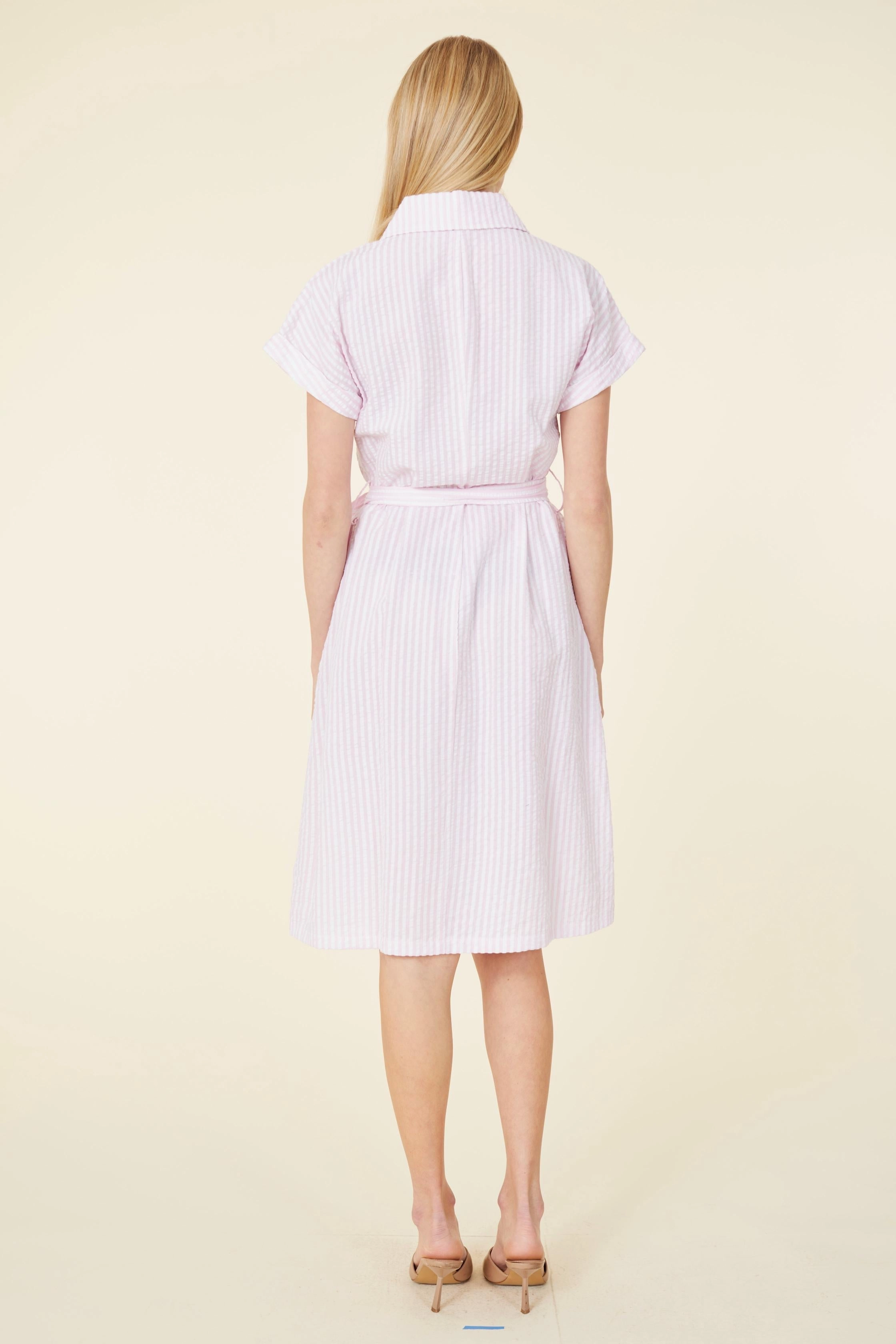 Dolce Cabo Grace Dress - Pink/White