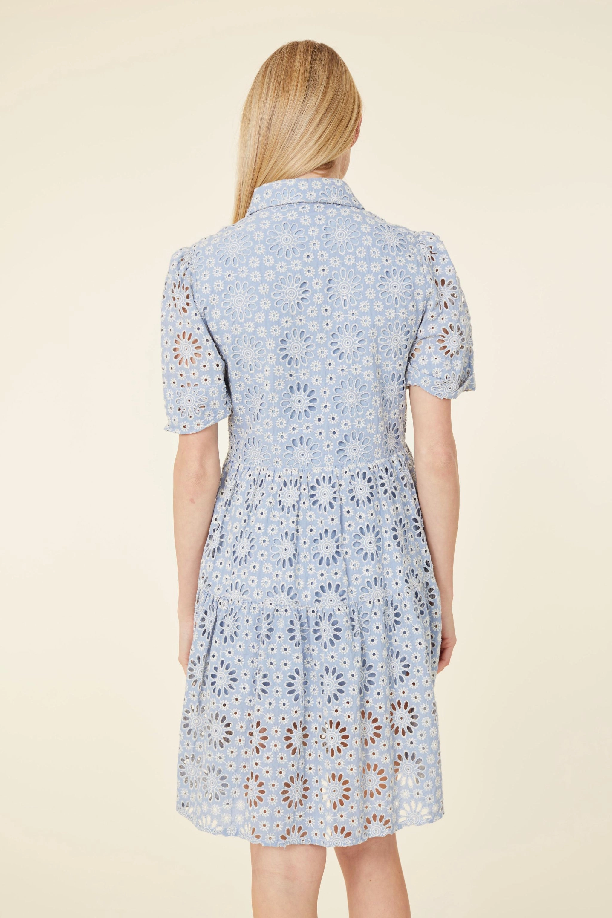 Dolce Cabo Poppy Eyelet Dress - Blue Multi