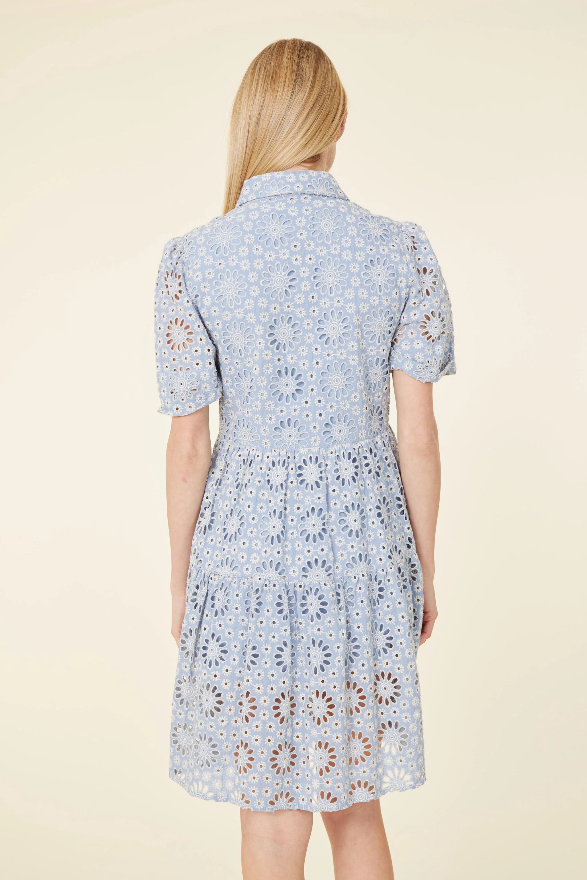 Dolce Cabo Poppy Eyelet Dress - Blue Multi