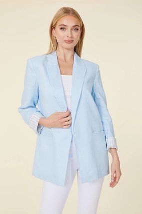 Dolce Cabo Willa Blazer - Light Blue summer dresses best deals